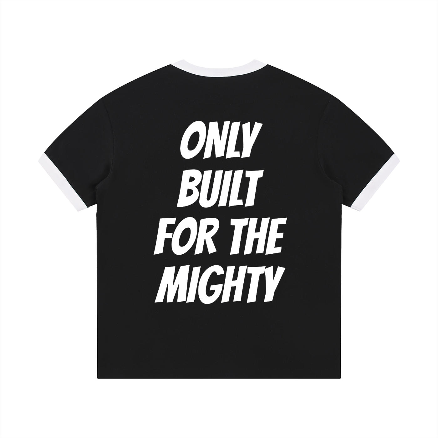 FLYWLKR "BREDY LANE SOCIAL CLUB" Contrast Edge Ribbed Crewneck T-Shirt