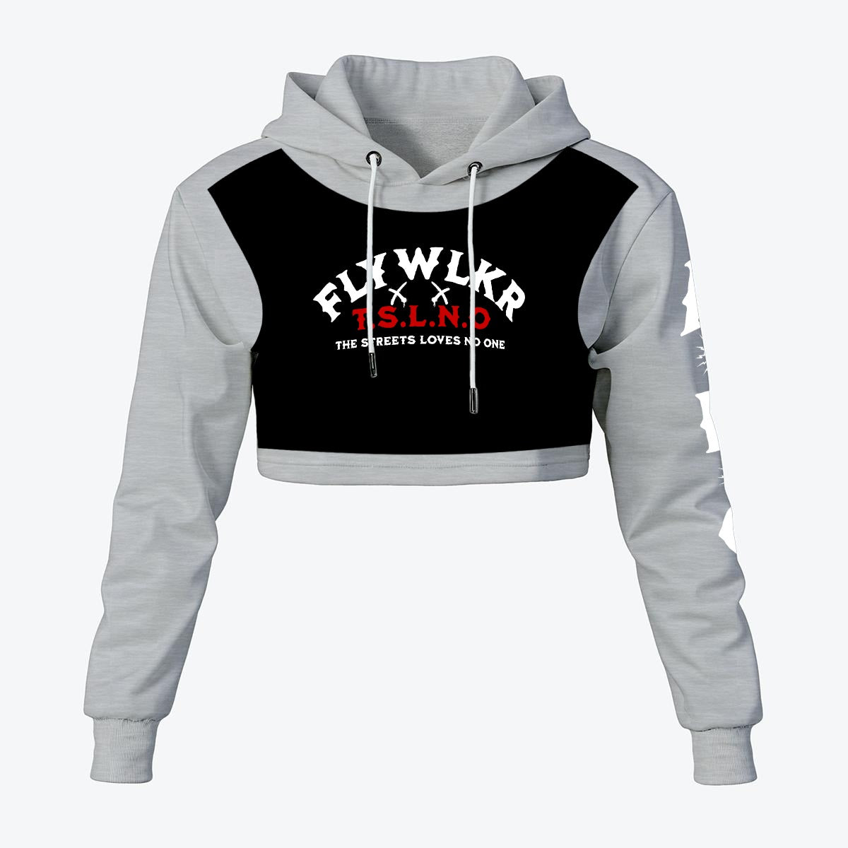 FLYWLKR "T.S.N.L.O" Women's Cropped Hoodie