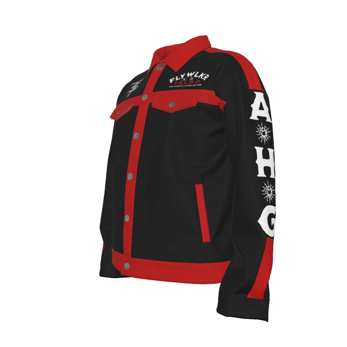 FLYWLKR "T.S.L.N.O"  Unisex Lapel Jacket | 245GSM Cotton