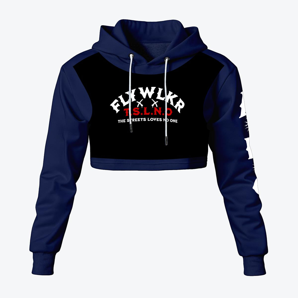 FLYWLKR "T.S.N.L.O" Women's Cropped Hoodie