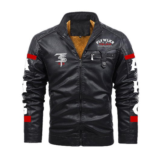 FLYWLKR "T.S.L.N.O" Leather Jacket (DTF)