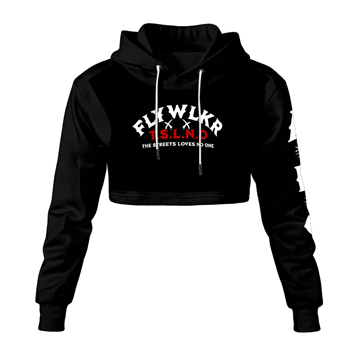 FLYWLKR "T.S.N.L.O" Women's Cropped Hoodie