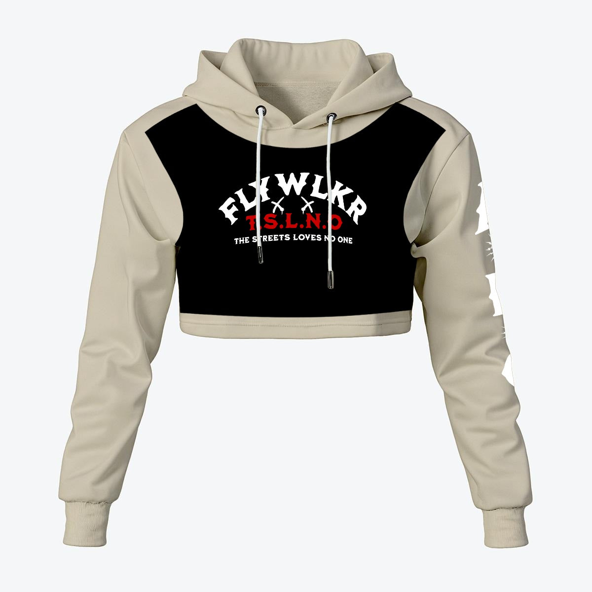 FLYWLKR "T.S.N.L.O" Women's Cropped Hoodie