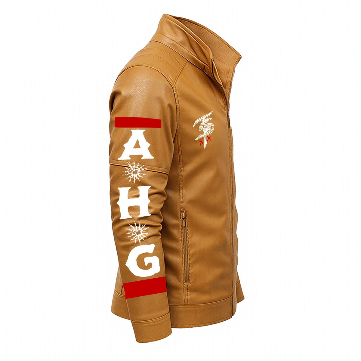 FLYWLKR "T.S.L.N.O" Leather Jacket (DTF)