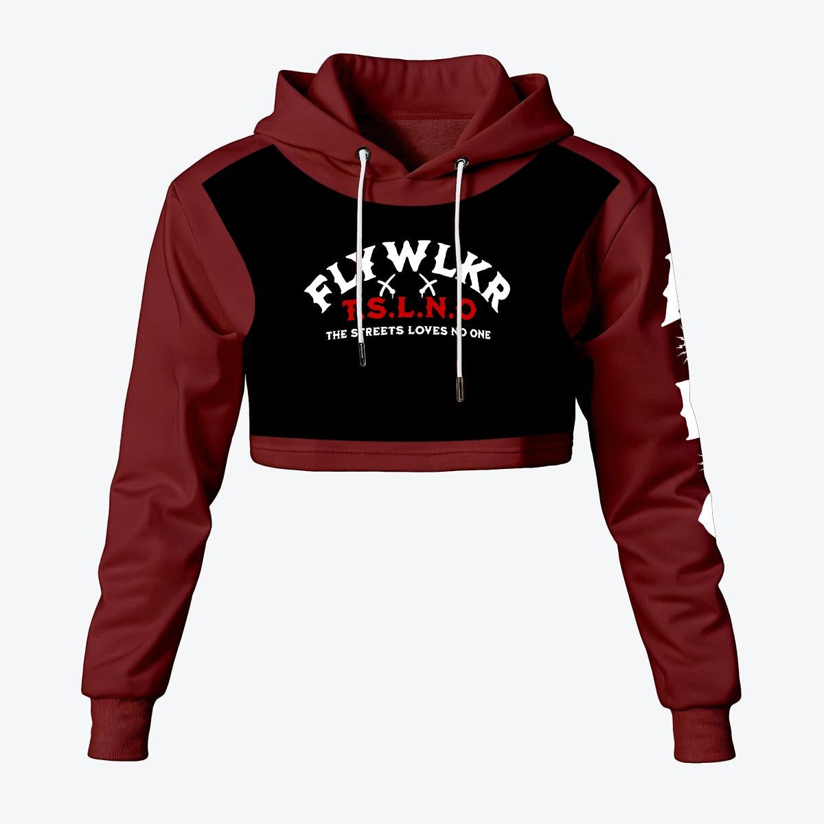 FLYWLKR "T.S.N.L.O" Women's Cropped Hoodie