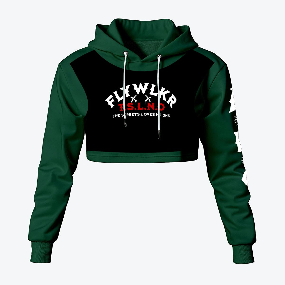 FLYWLKR "T.S.N.L.O" Women's Cropped Hoodie