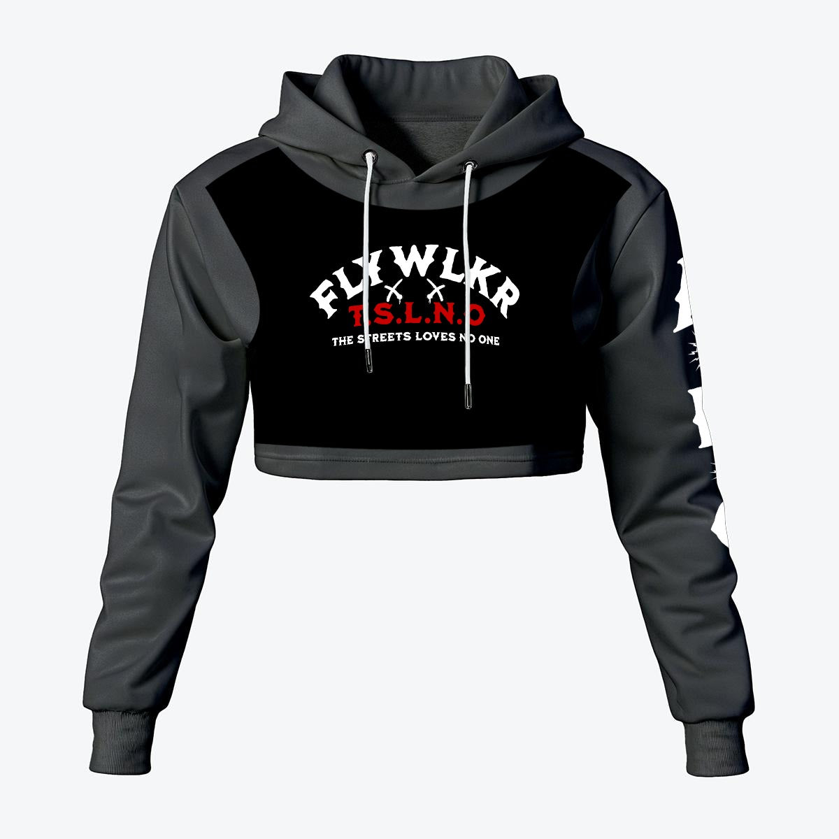 FLYWLKR "T.S.N.L.O" Women's Cropped Hoodie