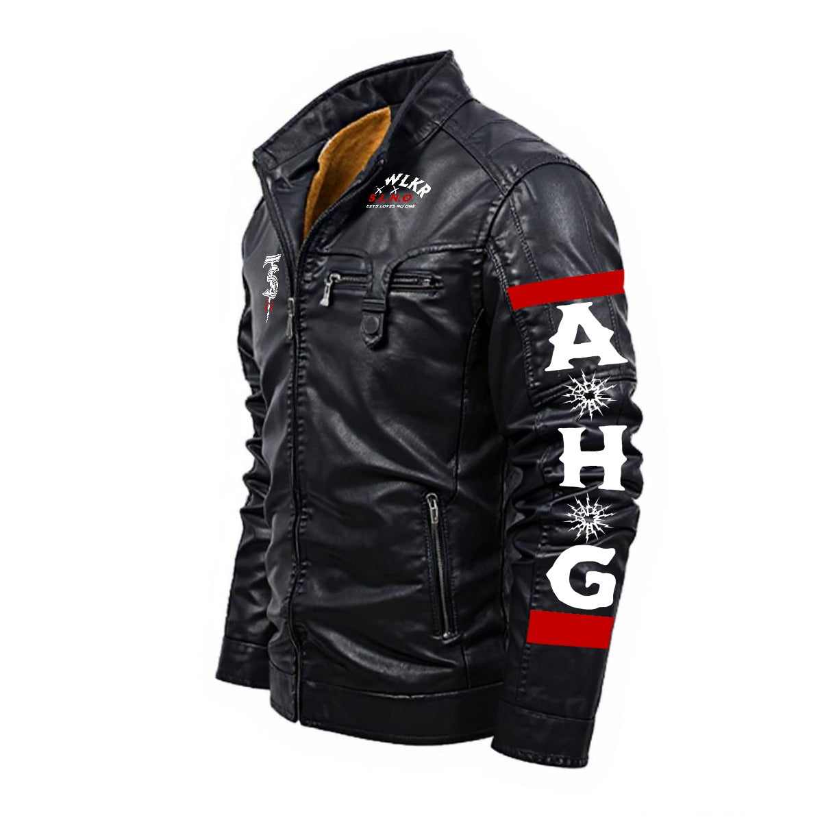 FLYWLKR "T.S.L.N.O" Leather Jacket (DTF)