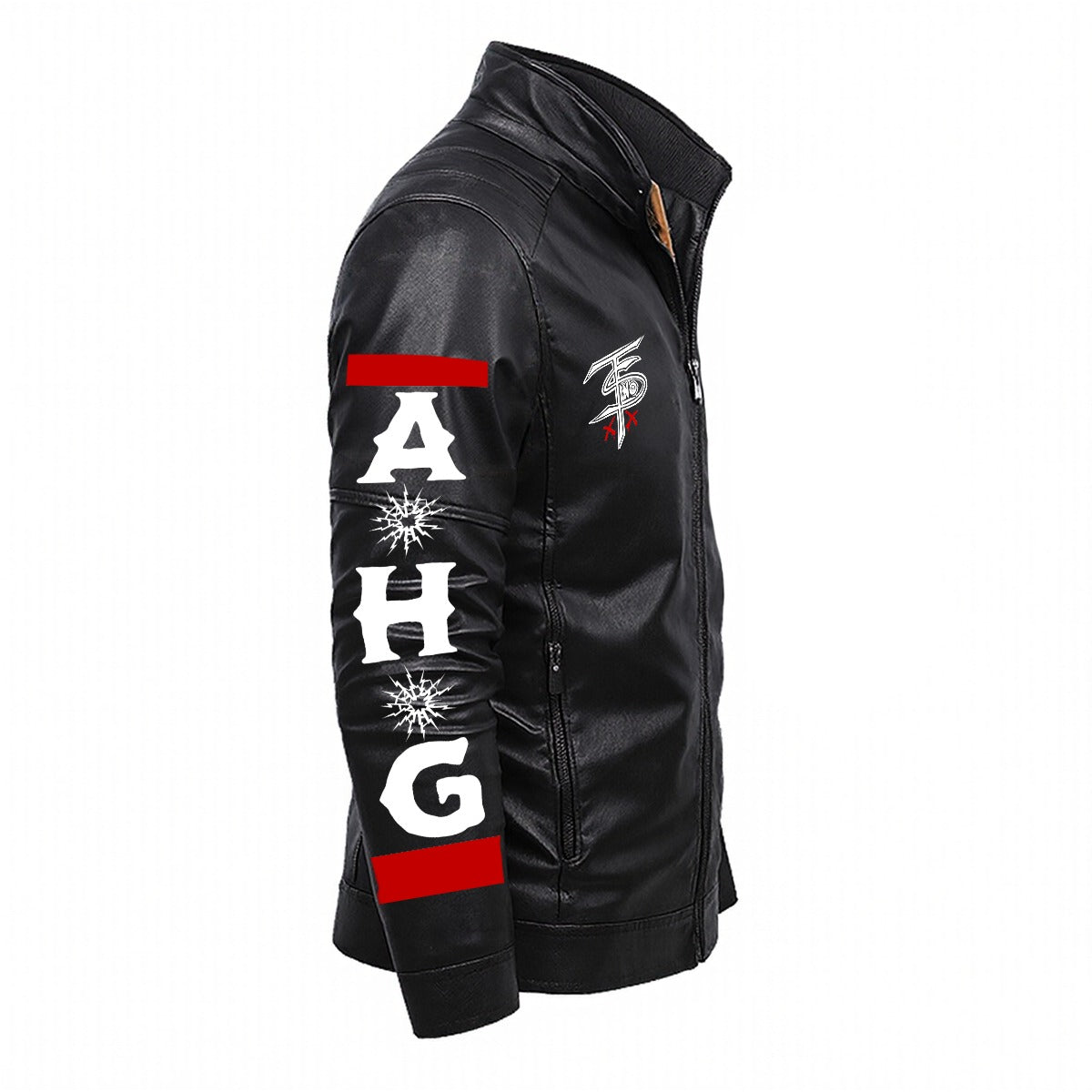 FLYWLKR "T.S.L.N.O" Leather Jacket (DTF)