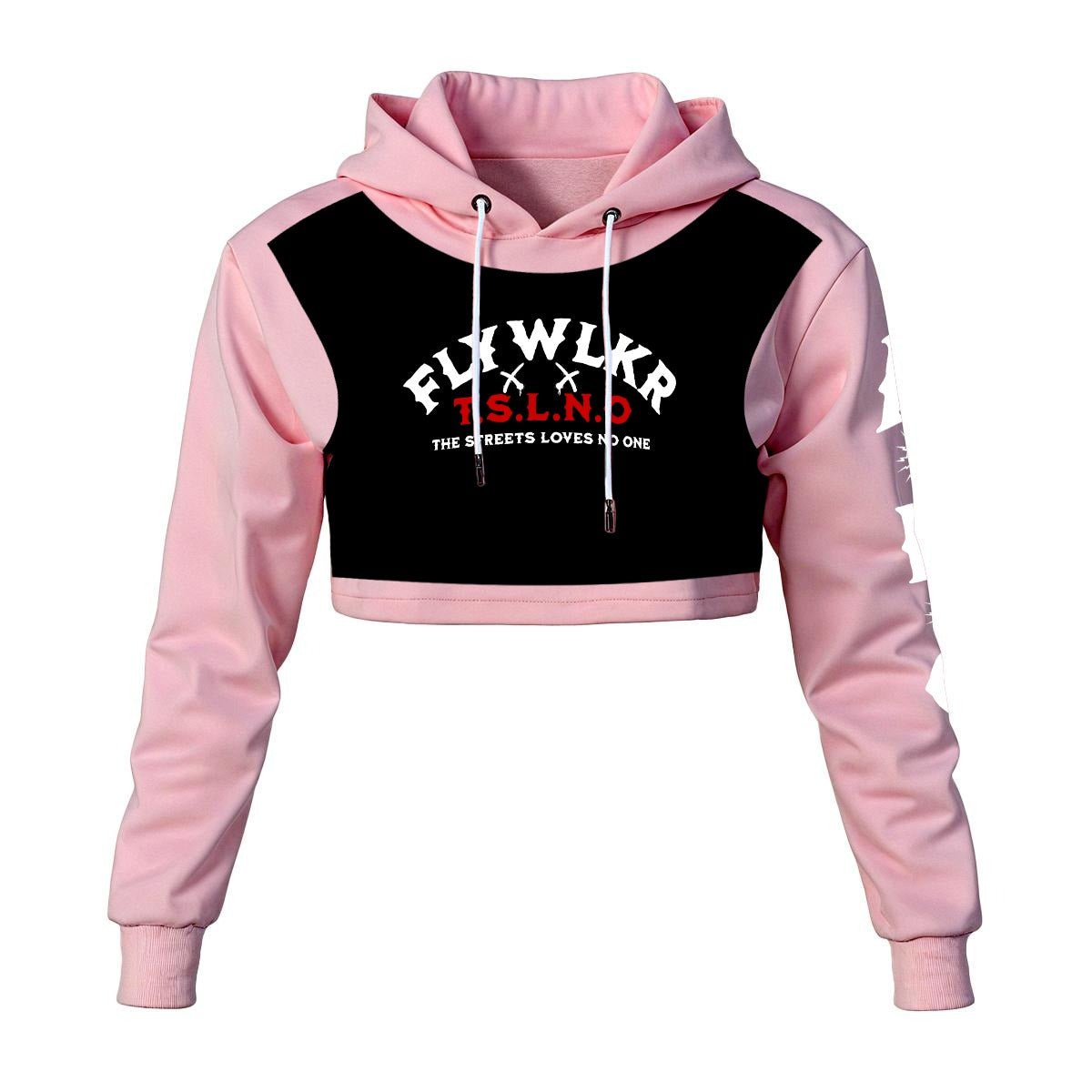 FLYWLKR "T.S.N.L.O" Women's Cropped Hoodie