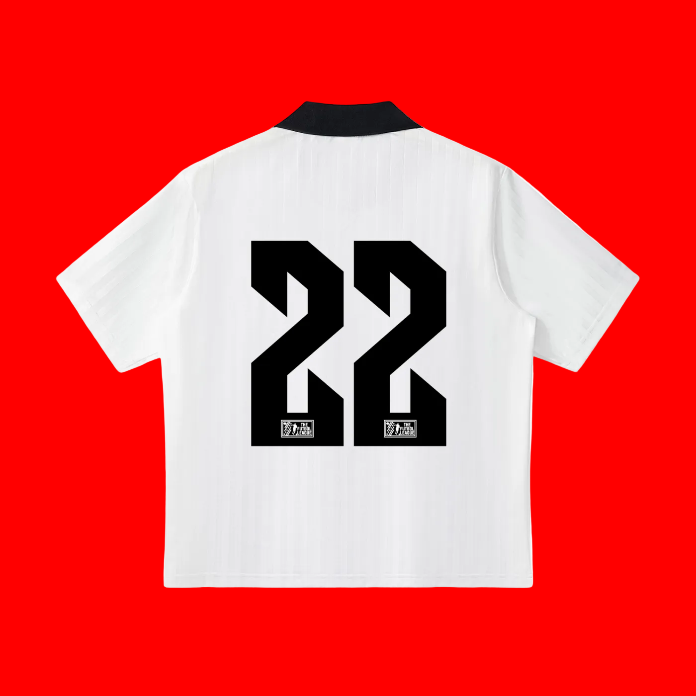 FLYWLKR X EASTSIDERS SC Contrast Collar Striped Soccer Jersey