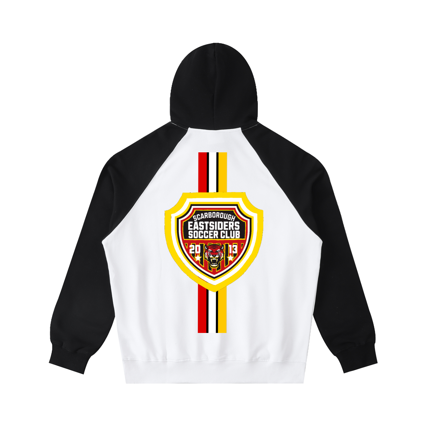 FLYWLKR X EASTSIDERS SC Color-Block Raglan Sleeve Hoodie
