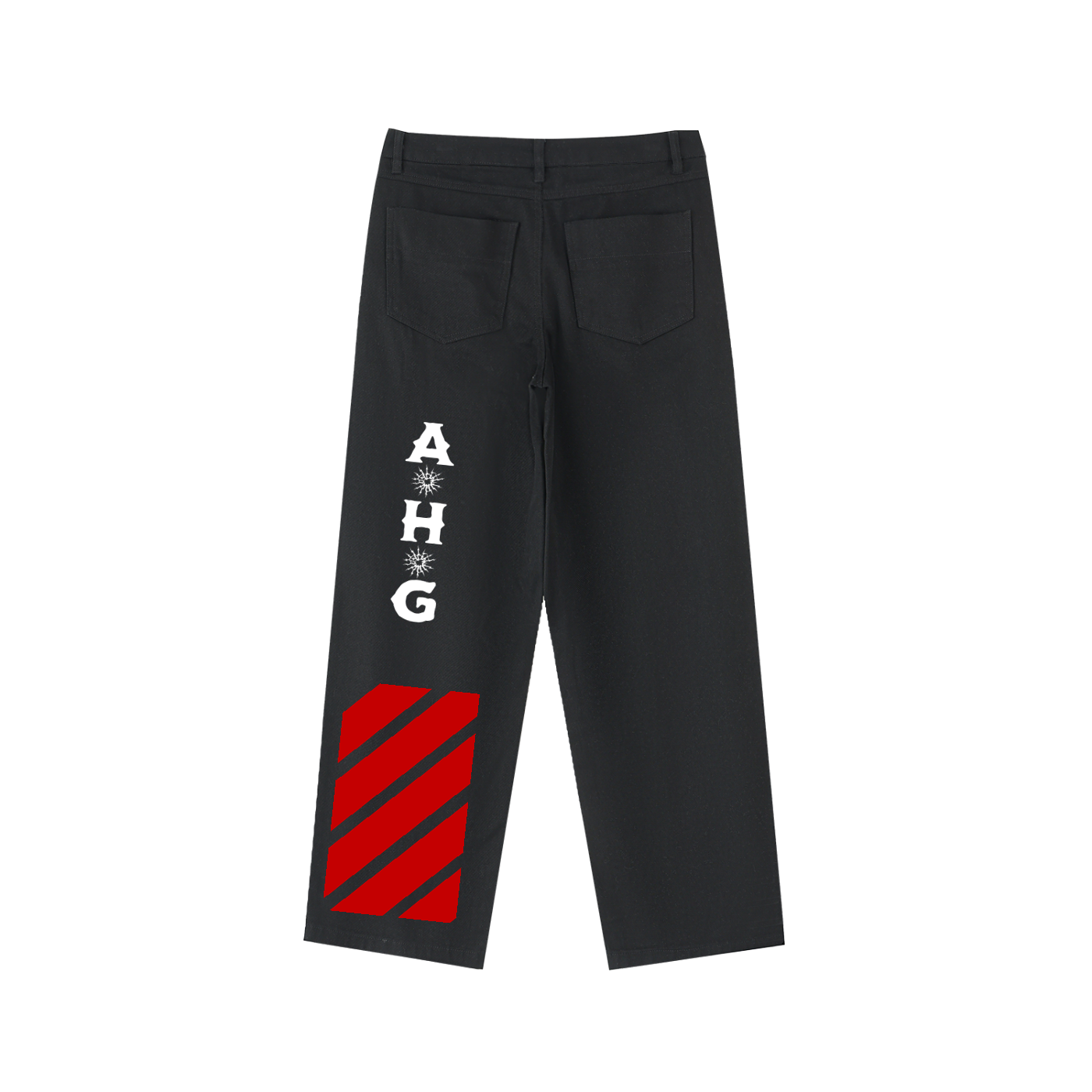 FLYWLKR "T.S.L.N.O" Heavyweight Cotton Straight-Leg Pants