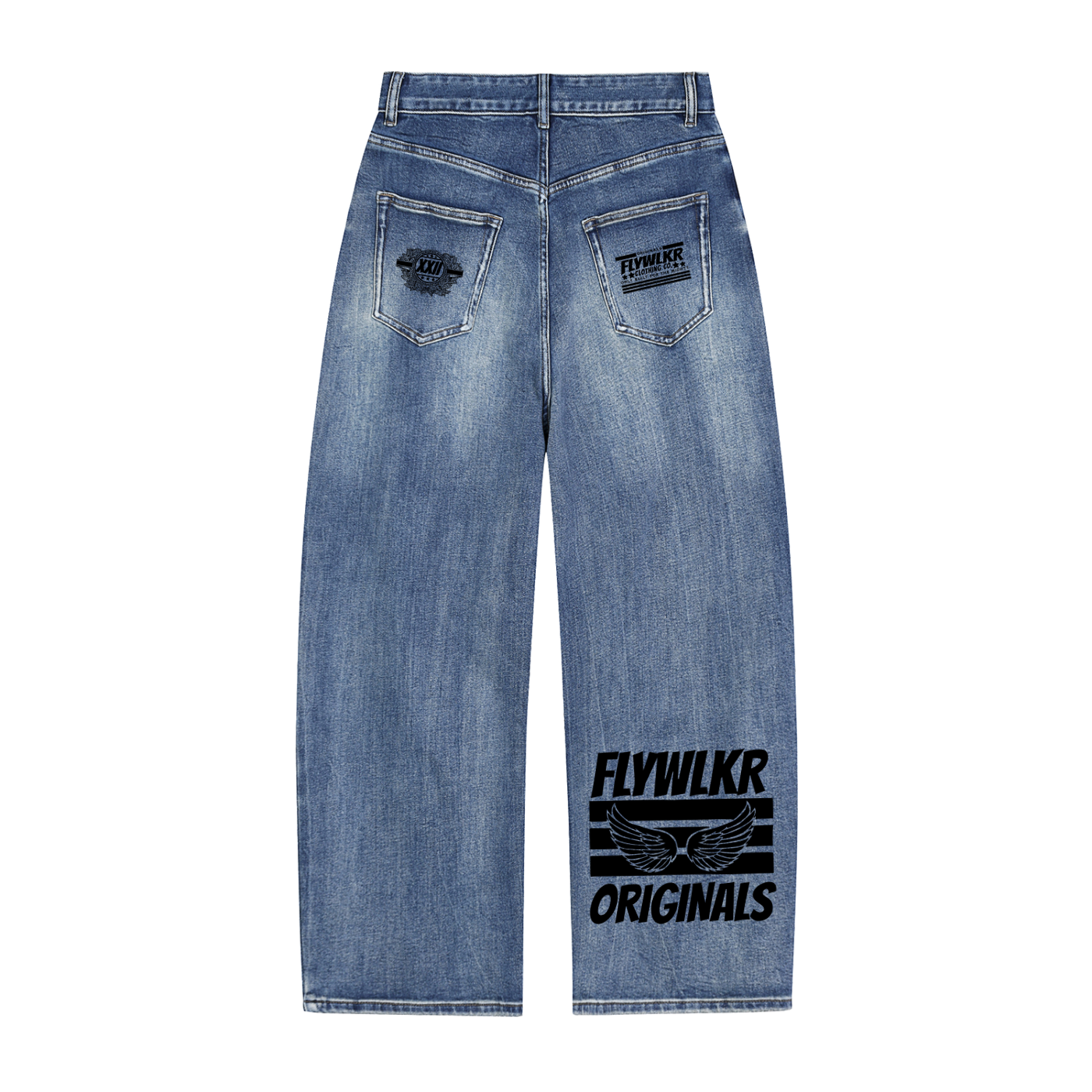 FLYWLKR "ORIGINALS" Sun Fade Heavyweight Denim Jeans
