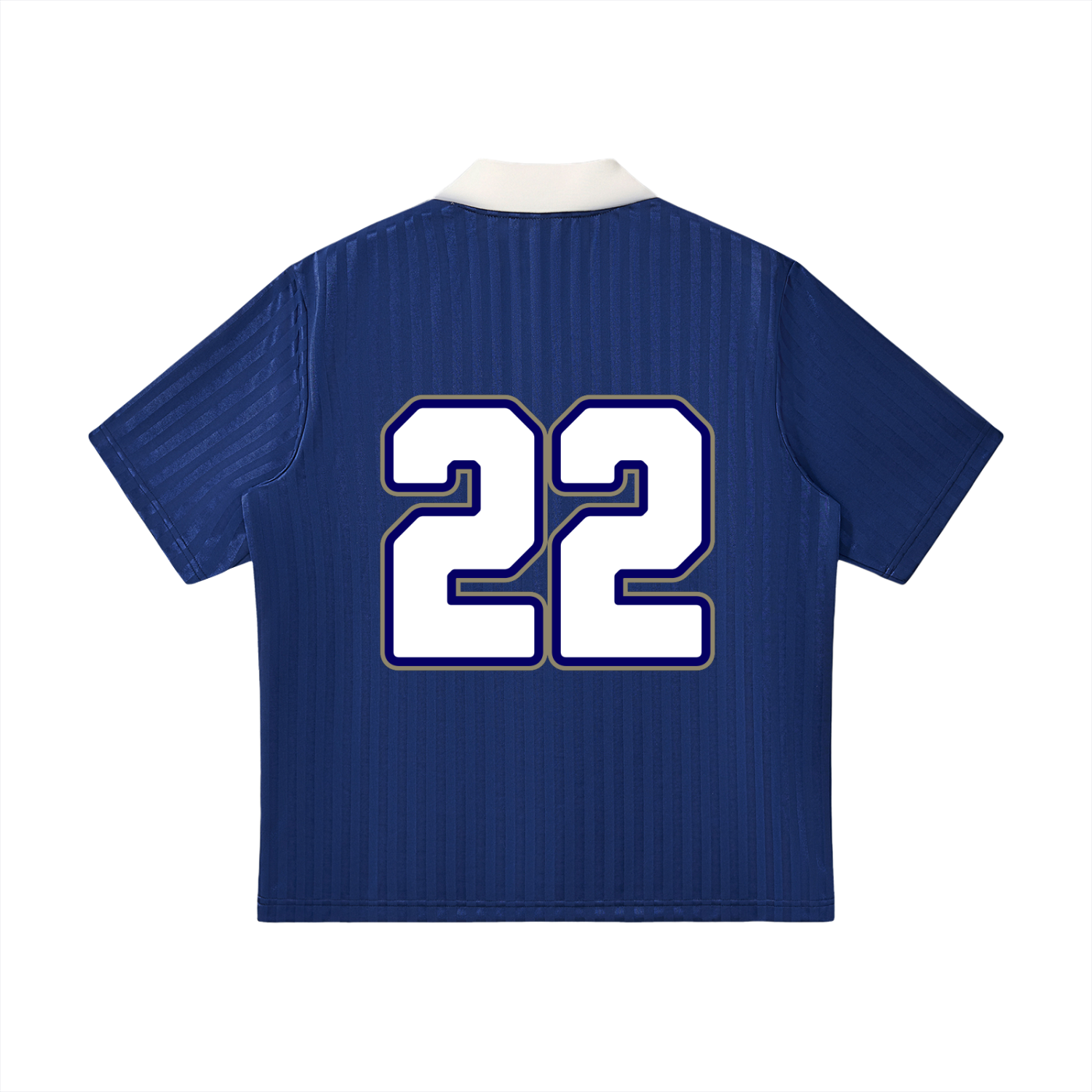 FLYWLKR X EASTSIDERS SC Contrast Collar Striped Soccer Jersey