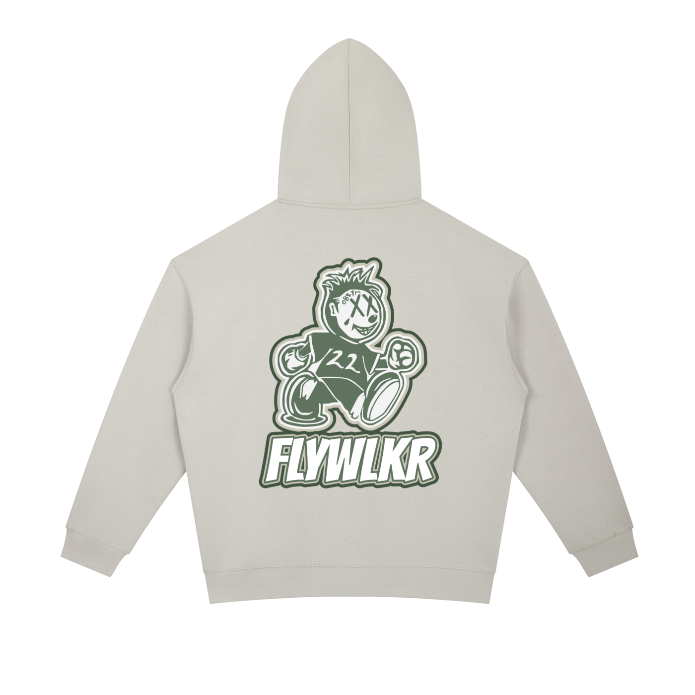 FLYWLKR ORIGINALS "OLIMOSSCREM" Essential Heavyweight Hoodie