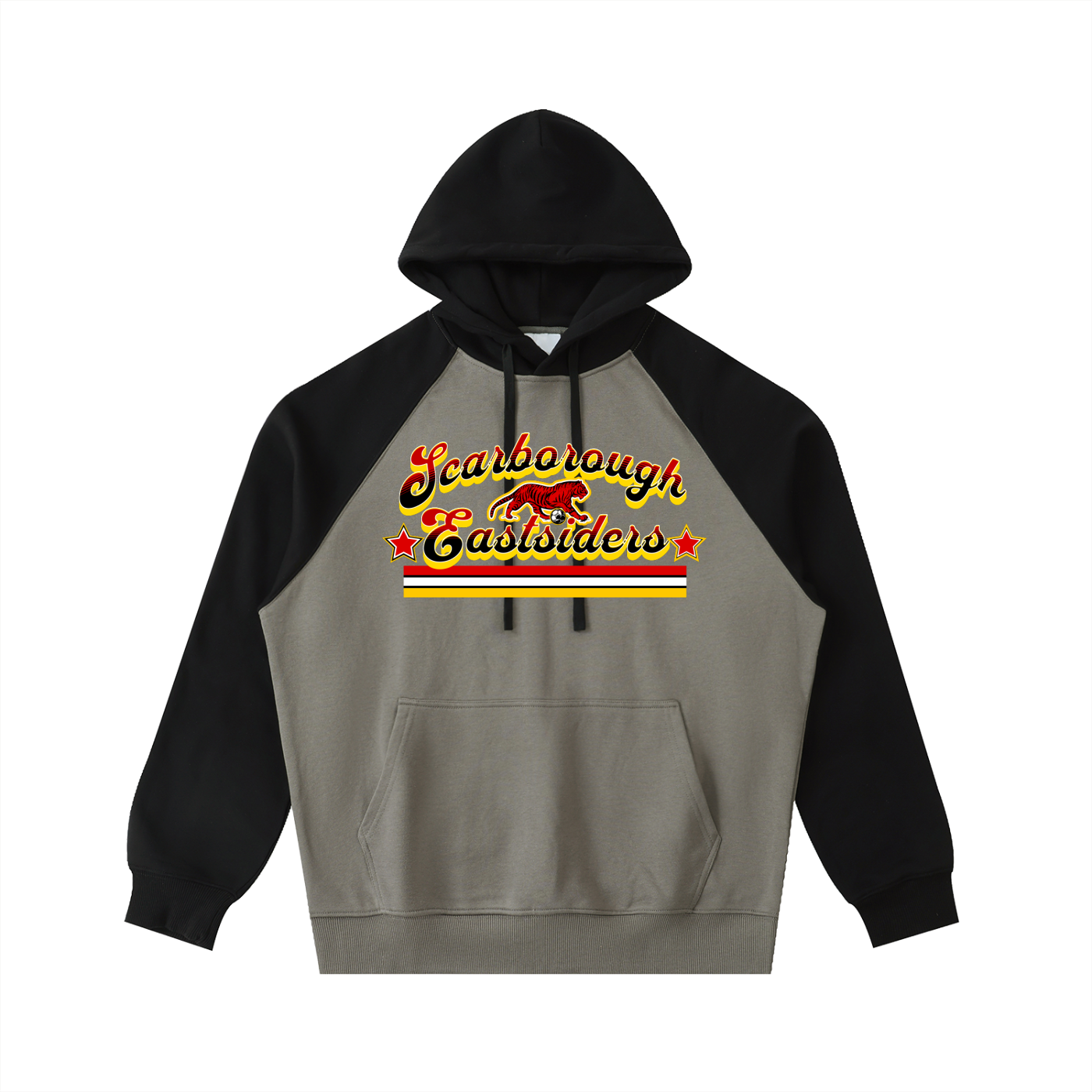 FLYWLKR X EASTSIDERS SC Color-Block Raglan Sleeve Hoodie