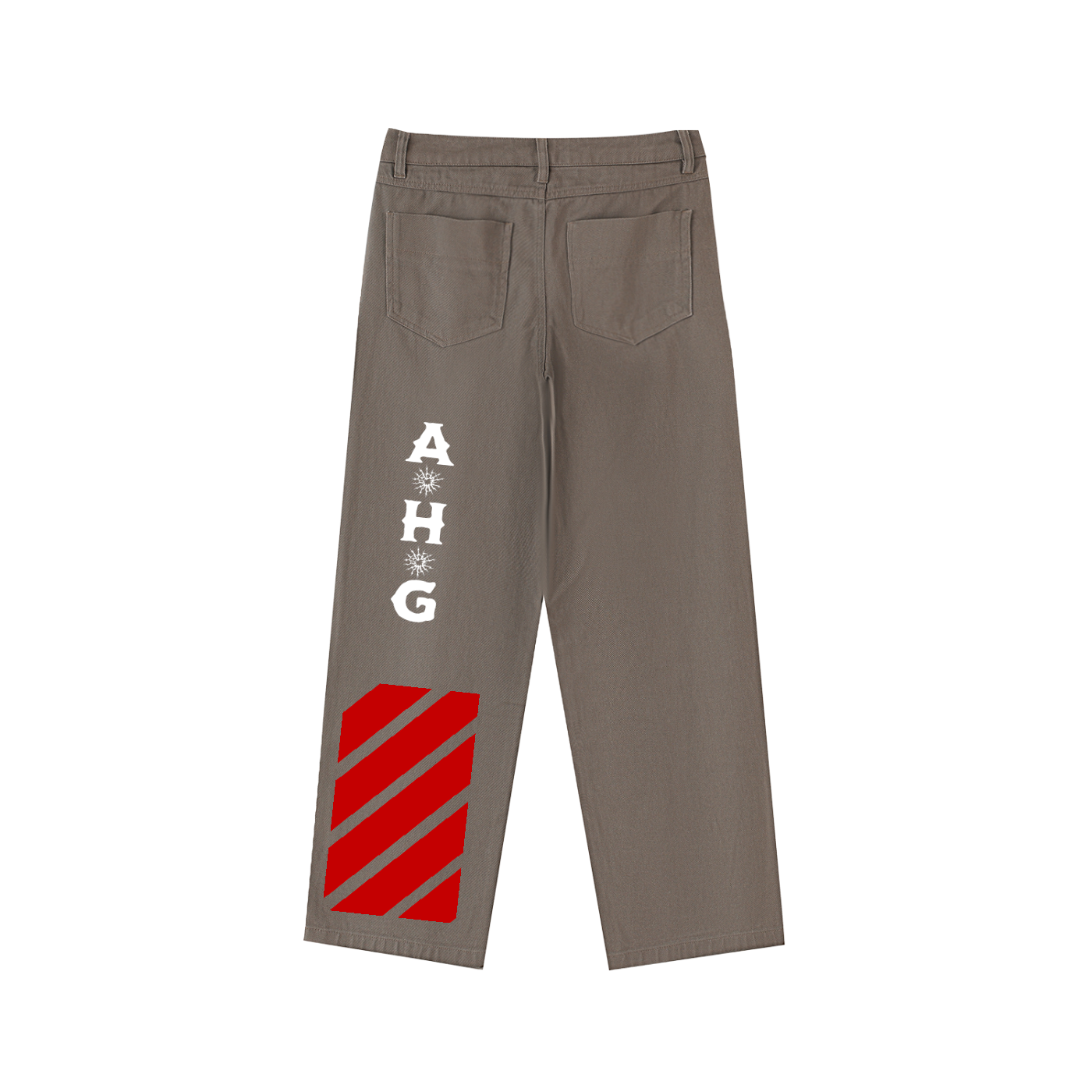 FLYWLKR "T.S.L.N.O" Heavyweight Cotton Straight-Leg Pants