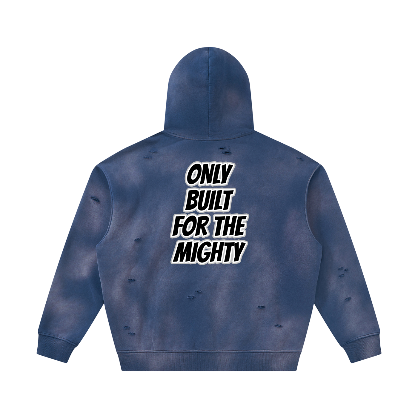 FLYWLKR ORIGINALS Unisex Sunfade Frayed Fleece Hoodie