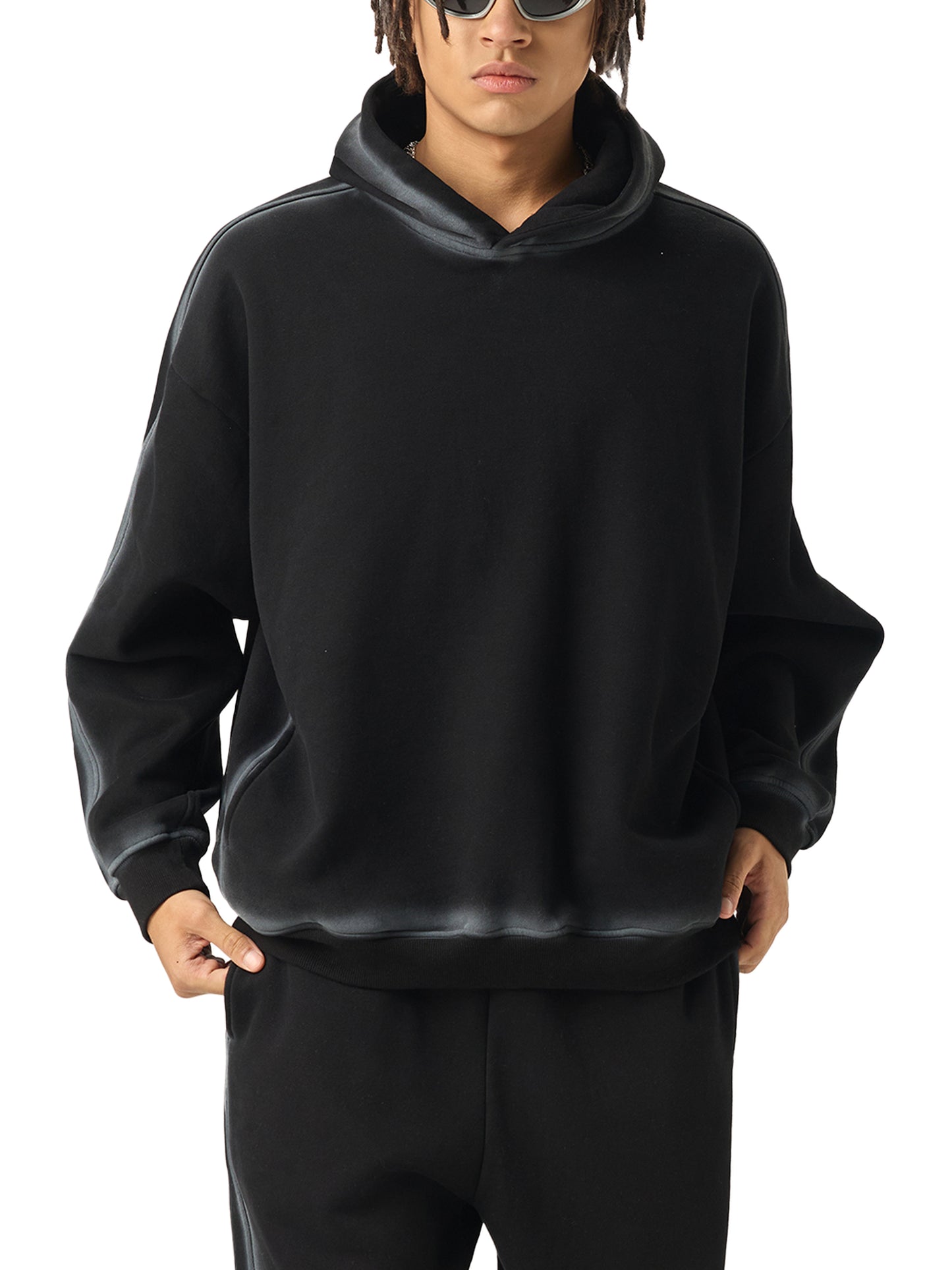 FLYWLKR "T.S.L.N.O" Sunfaded Edge Fleece Hoodie