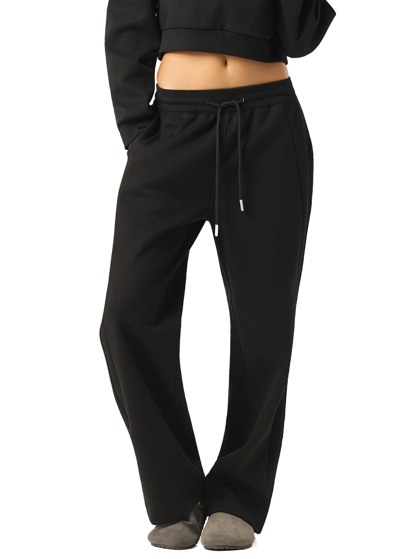 FLYWLKR "ORIGINALS" Essential Drawstring Straight-Leg Sweatpants