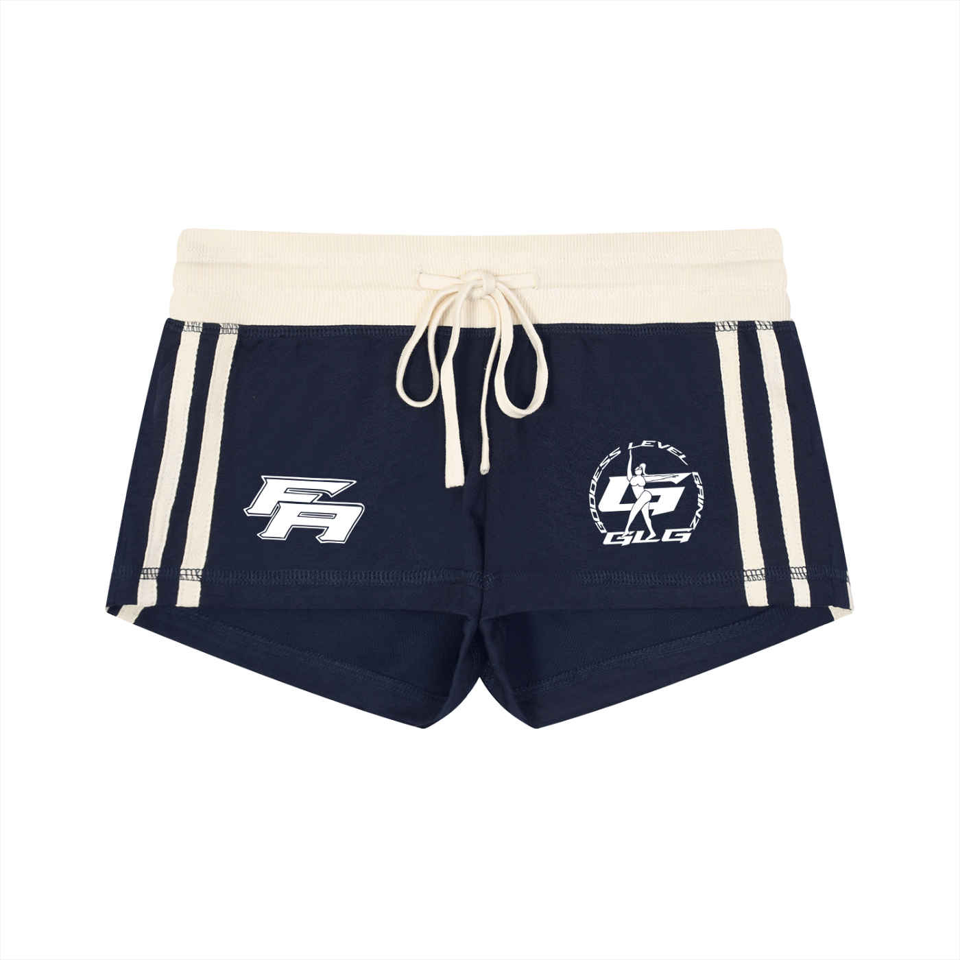 FLYWLKR ATHLETICS Women's Contrast Stripe Track Shorts