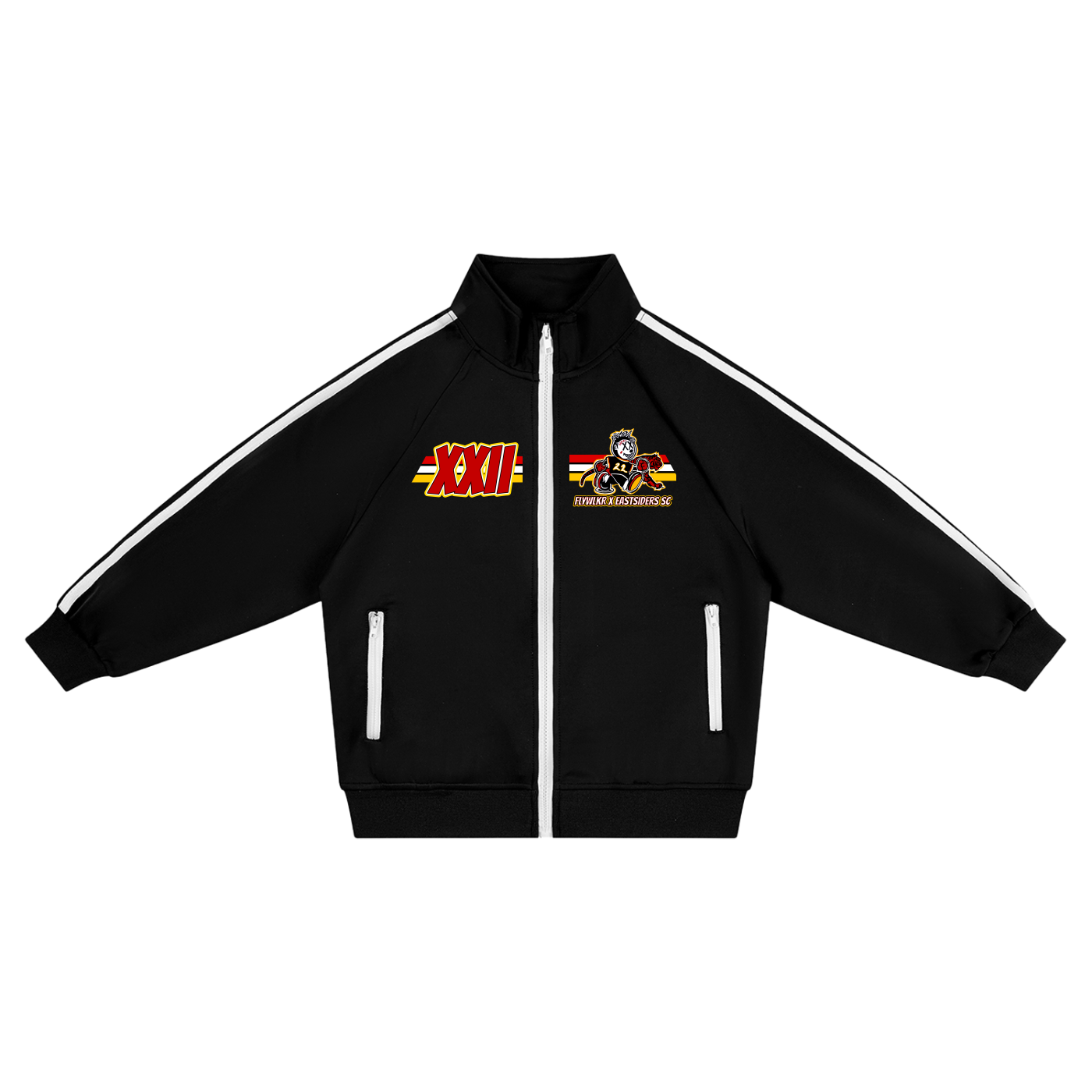 FLYWLKR "ORIGINALS" Kids’ Contrast Tape Coach Jacket