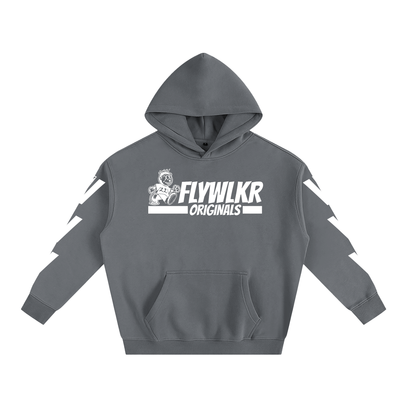 FLYWLKR "ORIGINALS" Oversize Fleeced Hoodie
