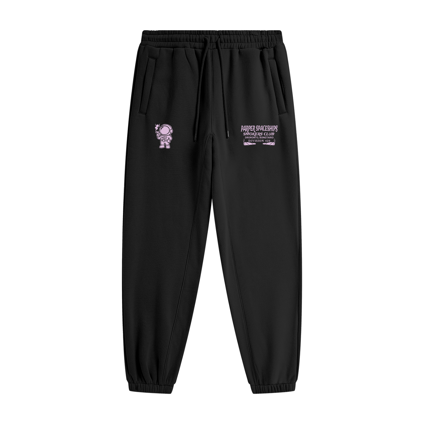 FLYWLKR "PAPER SPACESHIPS SMOKERS CLUB" Unisex Heavyweight Fleece Joggers