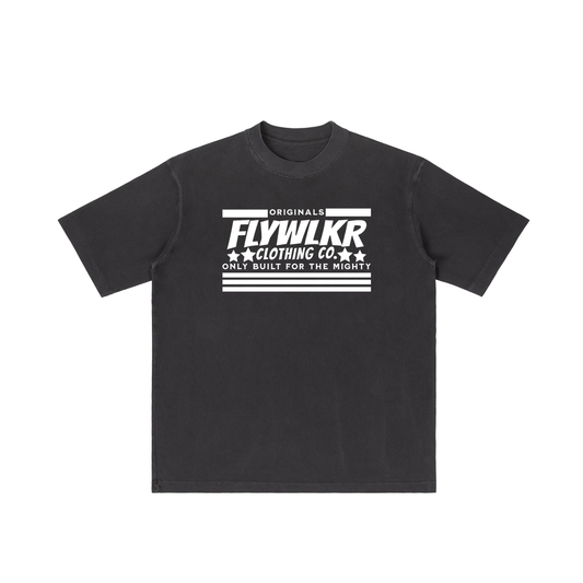 FLYWLKR "ORIGINALS" Vintage Wash Drop Shoulder T-shirt
