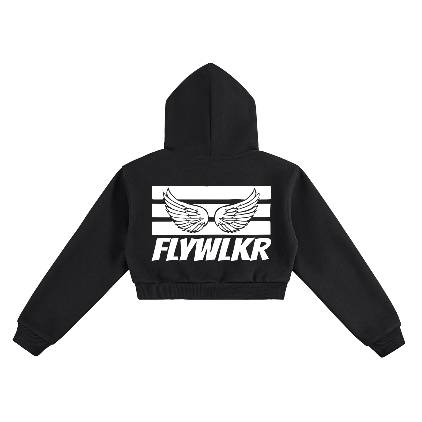FLYWLKR "ORIGINALS" Essential Cropped Hoodie