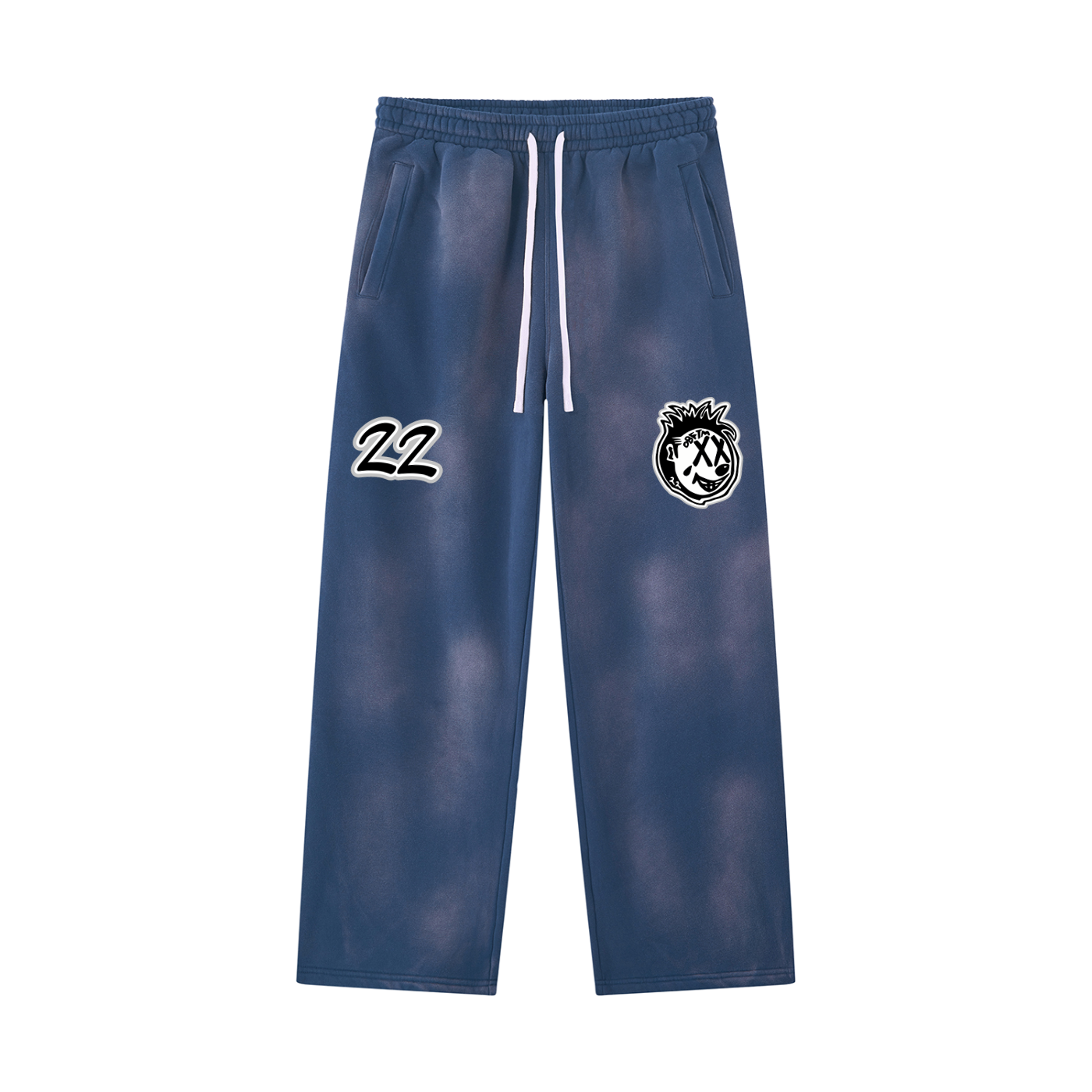 FLYWLKR ORIGINALS Unisex Sunfade Wide Leg Fleece Sweatpants