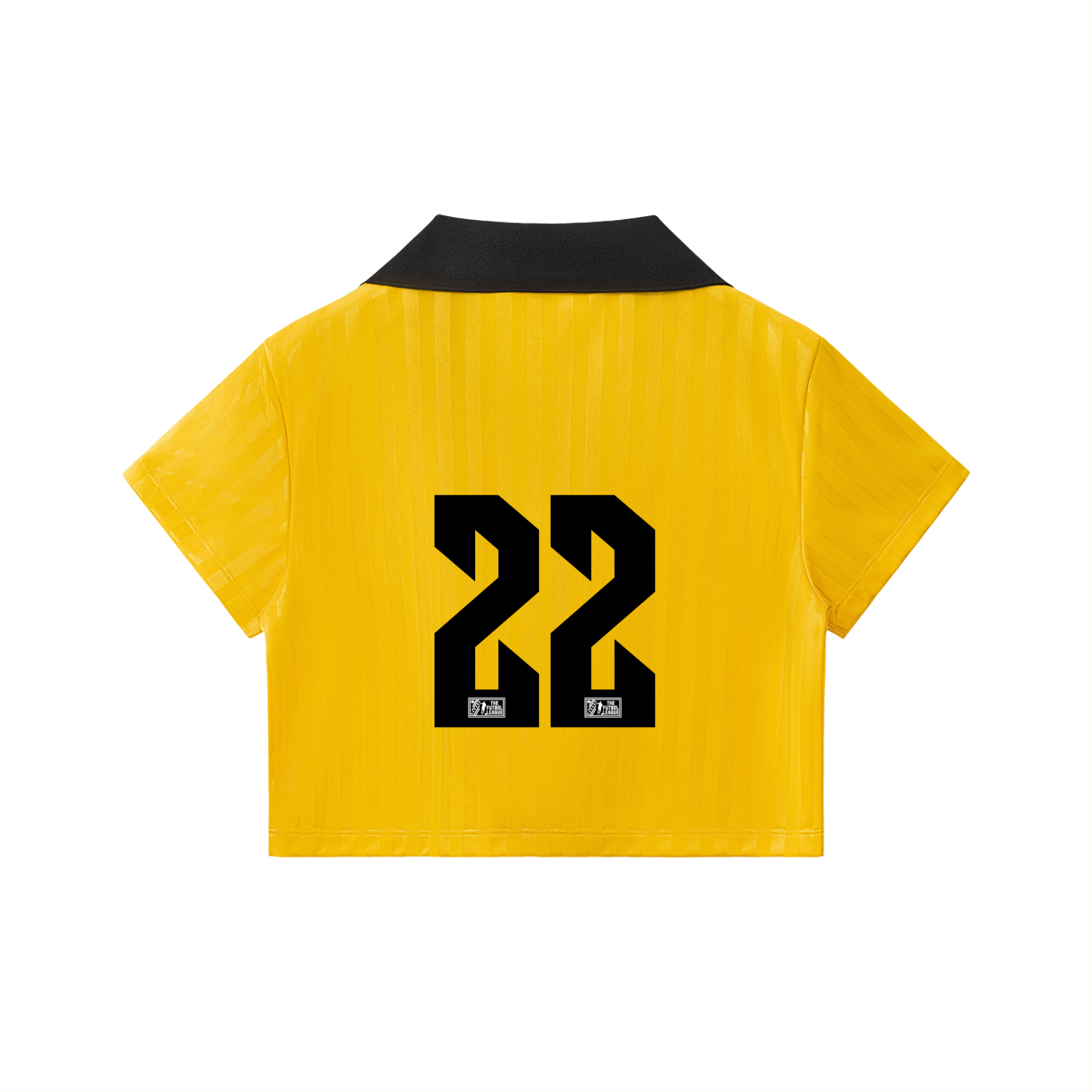 FLYWLKR X EASTSIDERS SC Contrast Collar Striped Cropped Jersey