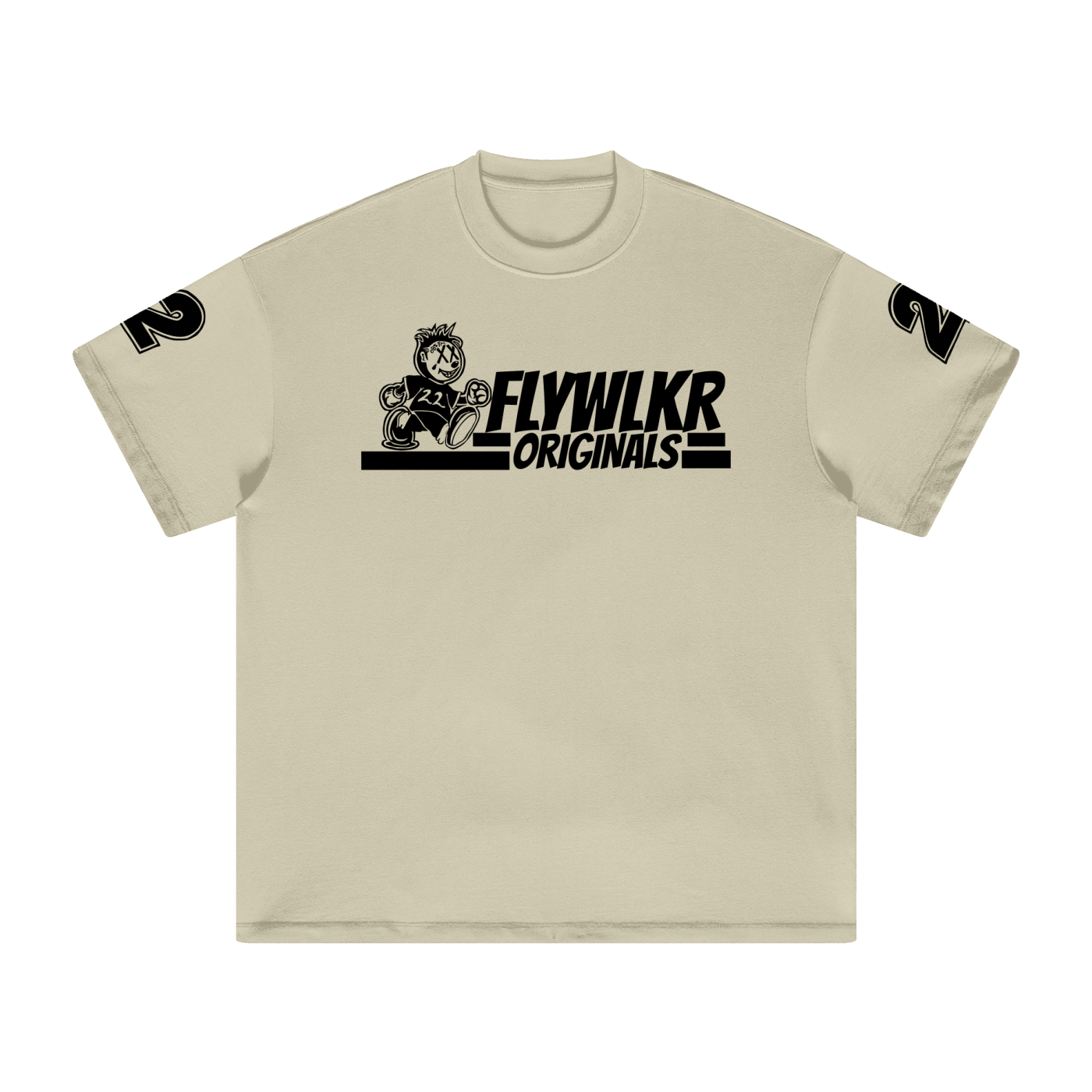 FLYWLKR "ORIGINALS" Heavyweight Earth Tone T-Shirt