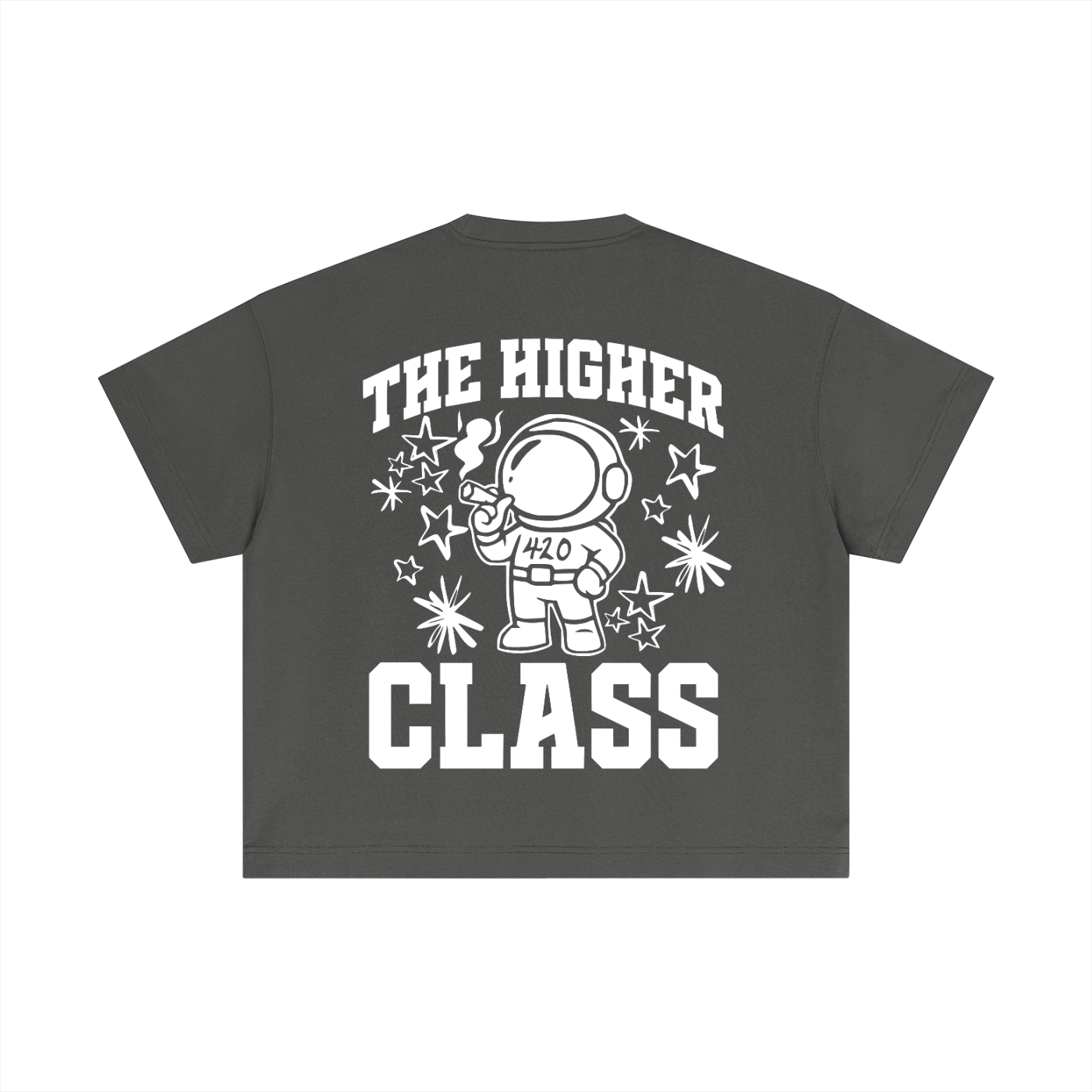 FLYWLKR "THE HIGH CLASS" Essential Cotton Boxy T-Shirt