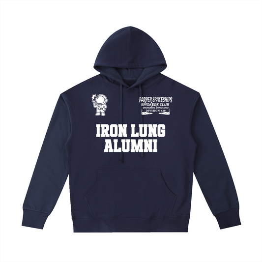 FLYWLKR "PAPER SPACESHIPS SMOKERS CLUB" Essential Heavyweight Cotton Hoodie