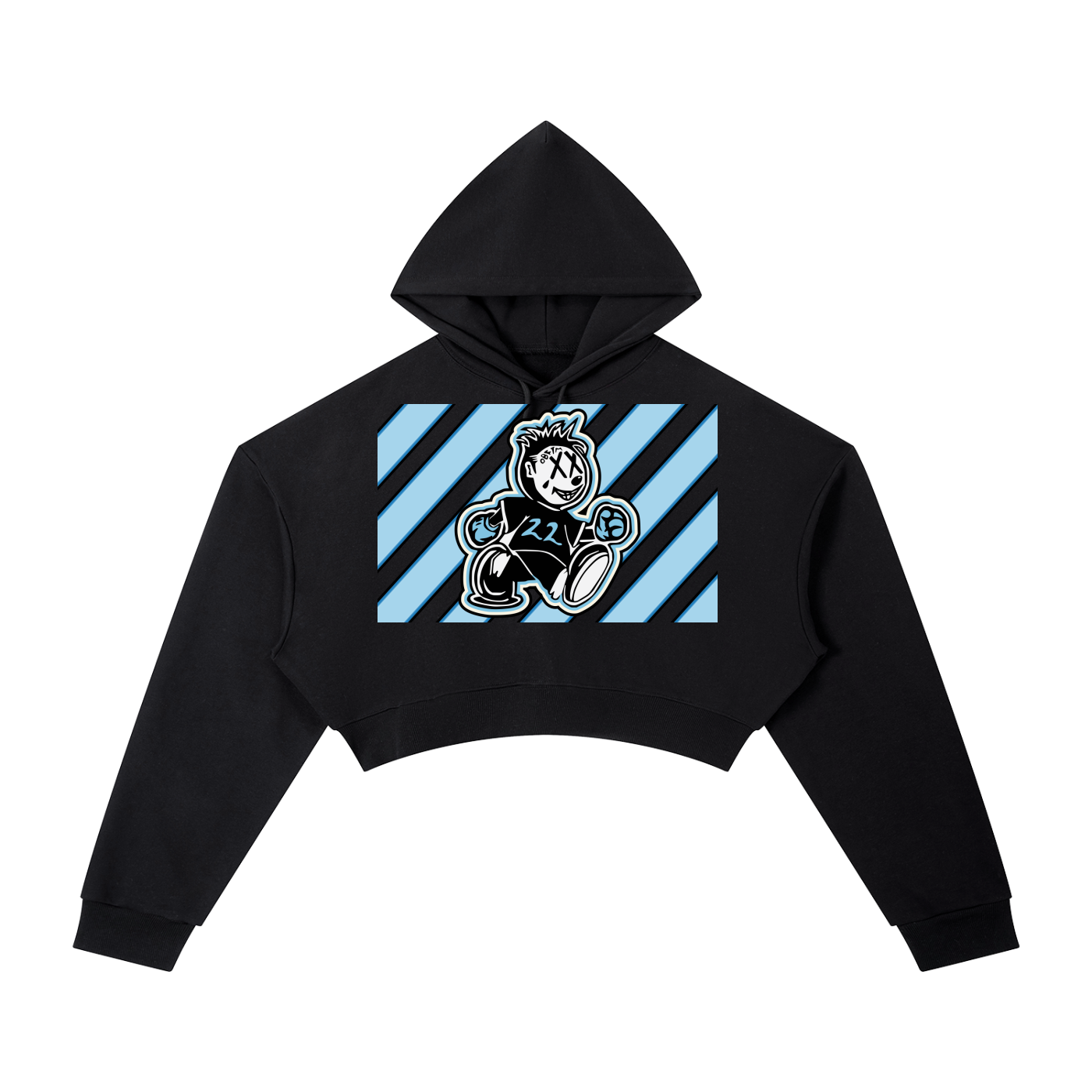 FLYWLKR ORIGINALS "BOSHIDIRU" Essential Cropped Hoodie