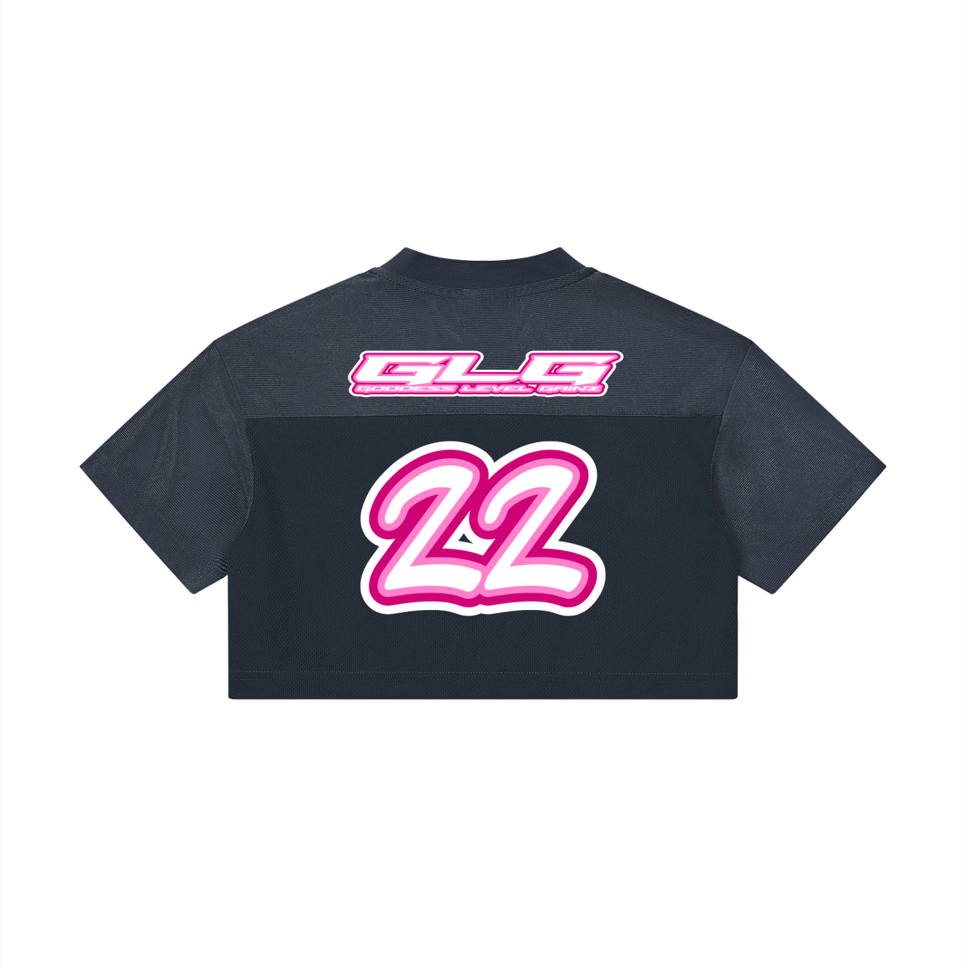 FLYWLKR "ATHLETICS" Women’s Cropped Paneled V-Neck Jersey