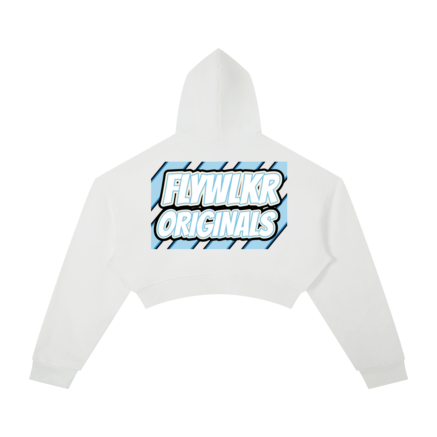 FLYWLKR ORIGINALS "BOSHIDIRU" Essential Cropped Hoodie