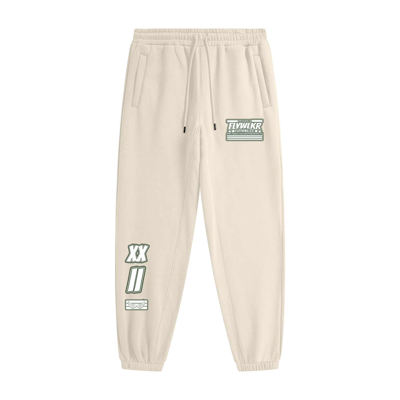 FLYWLKR ORIGINALS "OLIMOSSCREM" Unisex Heavyweight Fleece Joggers