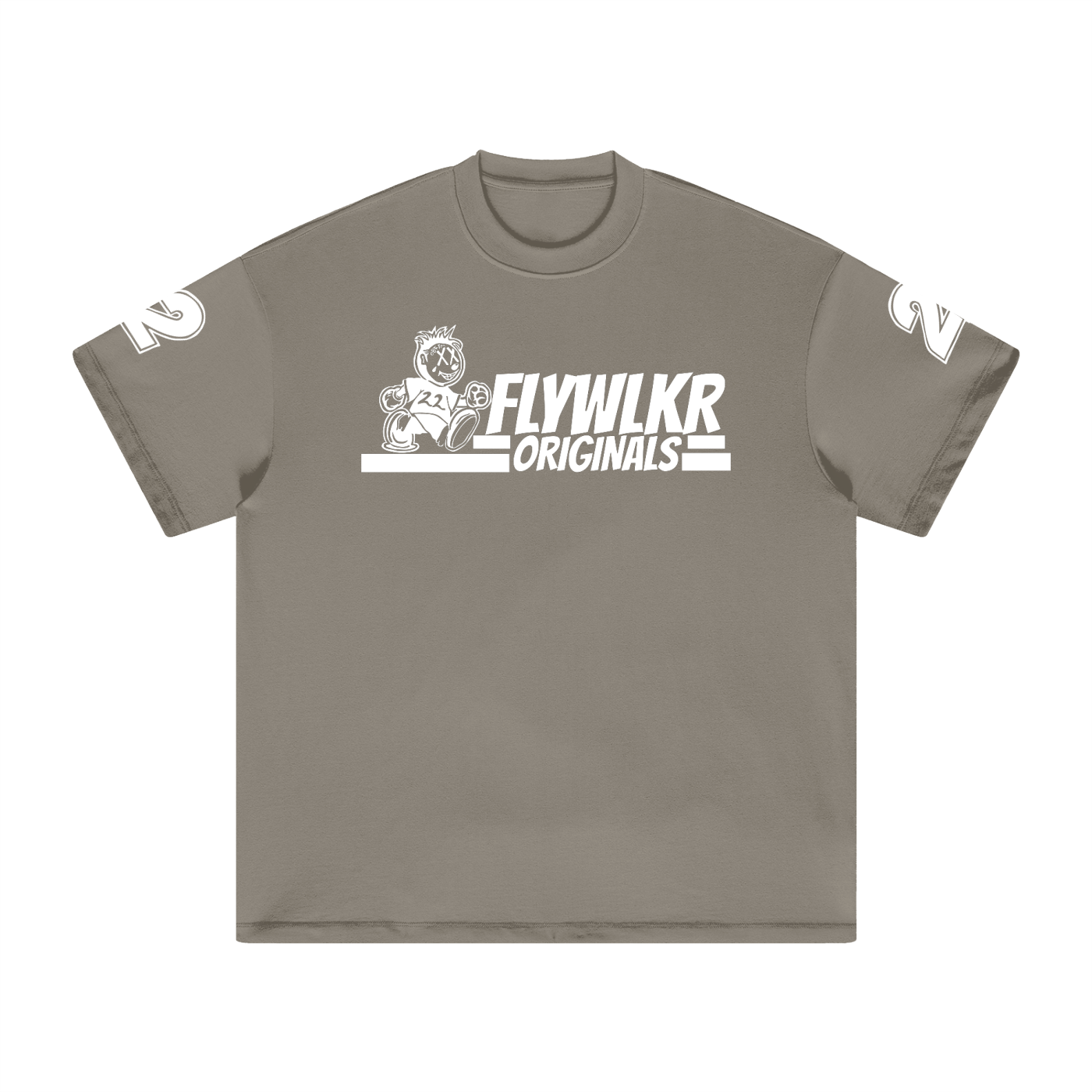 FLYWLKR "ORIGINALS" Heavyweight Earth Tone T-Shirt