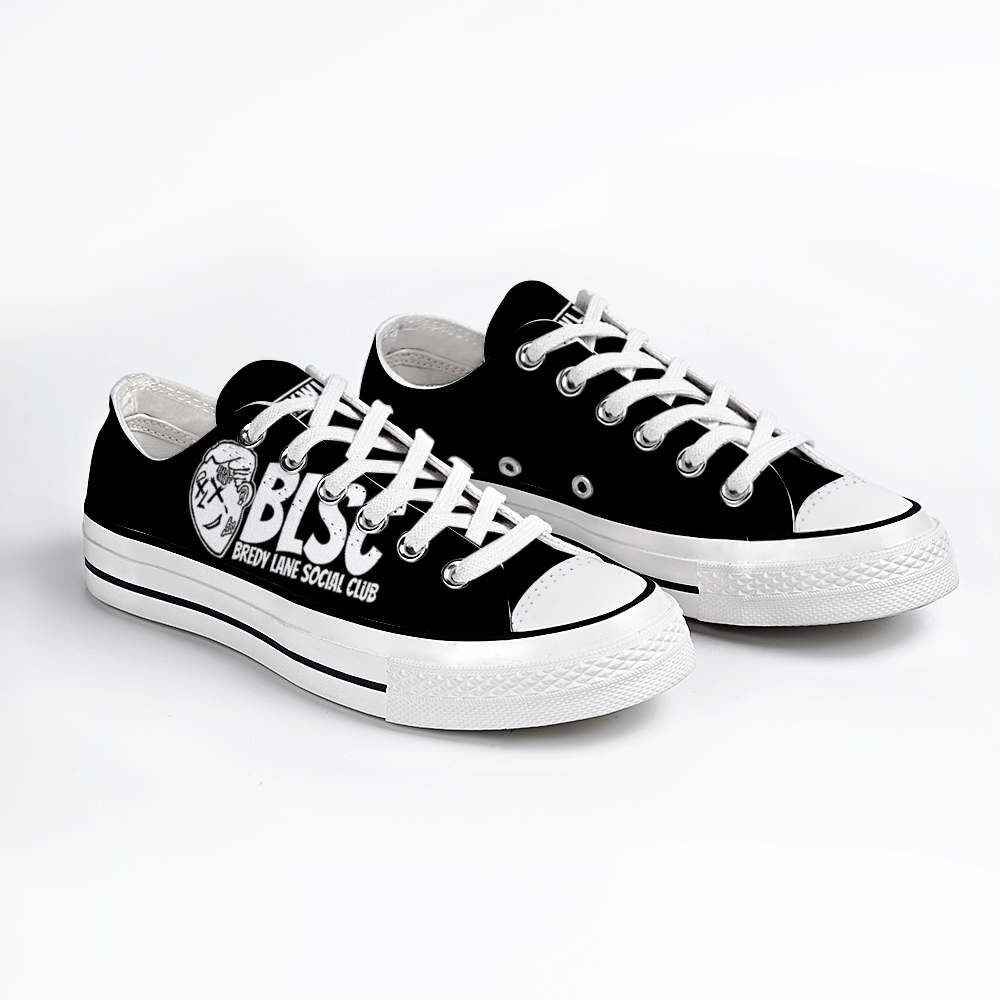 FLYWLKR "BREDY LANE SOCIAL CLUB" Unisex Low Top Canvas Shoes