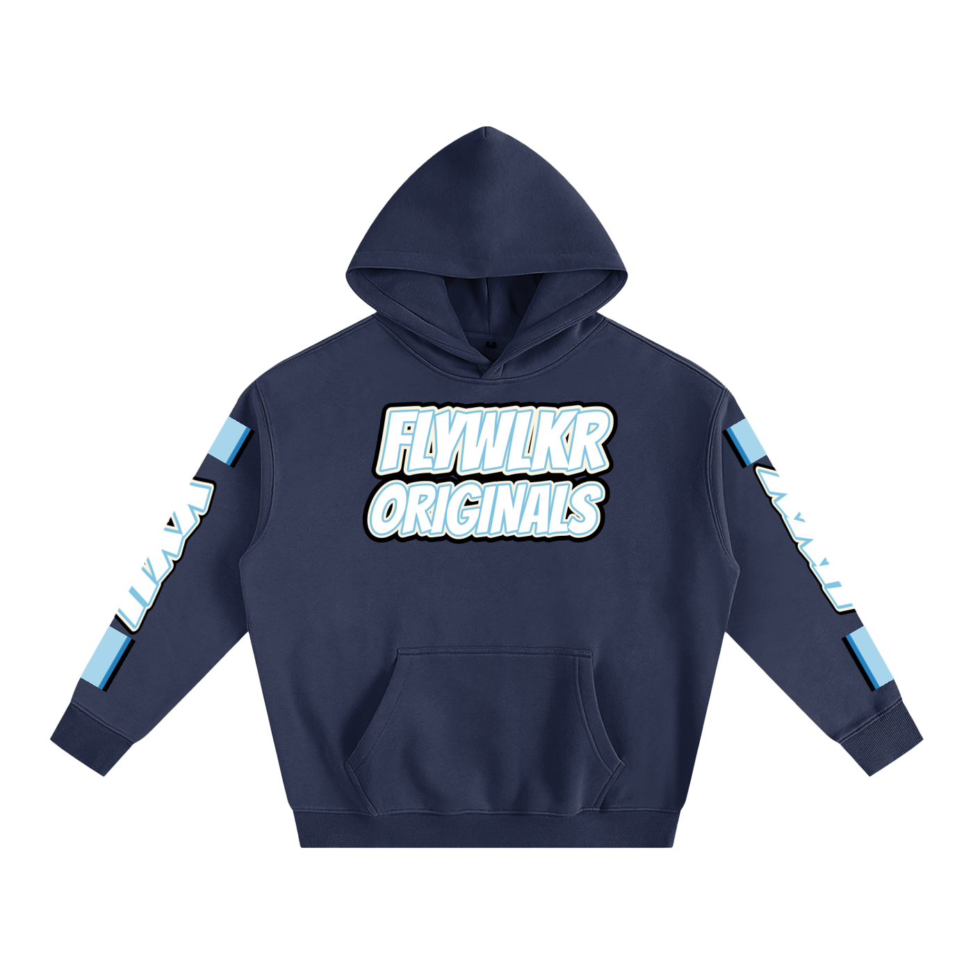 FLYWLKR ORIGINALS "BOSHIDRU" Oversize Fleeced Hoodie