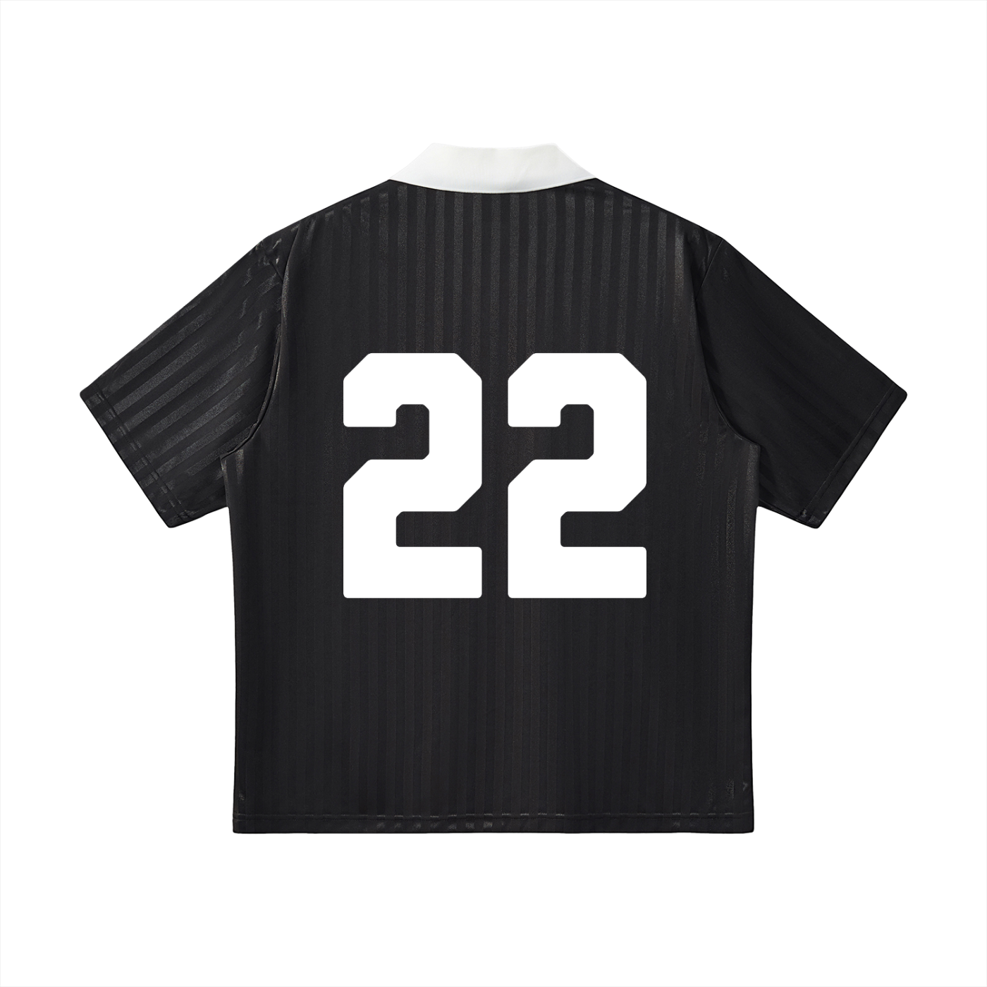 FLYWLKR X EASTSIDERS SC Contrast Collar Striped Soccer Jersey