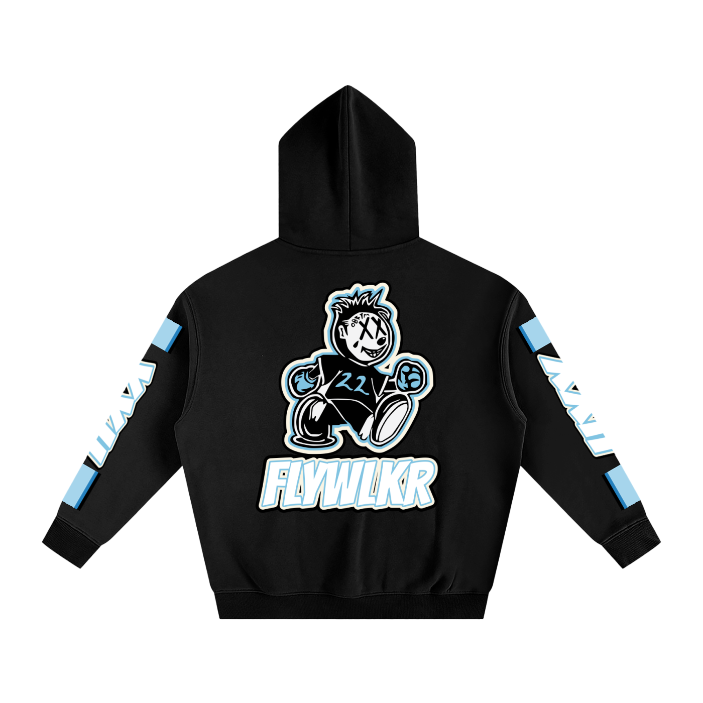 FLYWLKR ORIGINALS "BOSHIDRU" Oversize Fleeced Hoodie