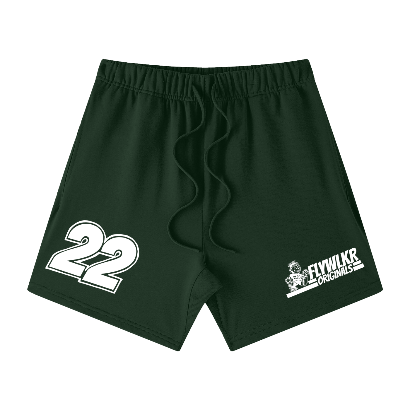 FLYWLKR "ORIGINALS" Unisex Earth Tone Loose Fit Cotton Shorts
