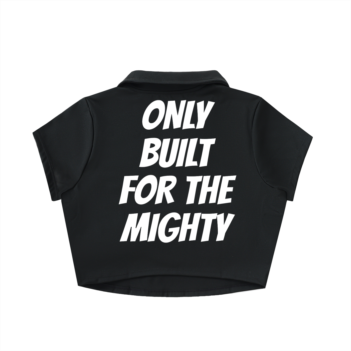 FLYWLKR "ORIGINALS" V-Neck Lapel Crop Top
