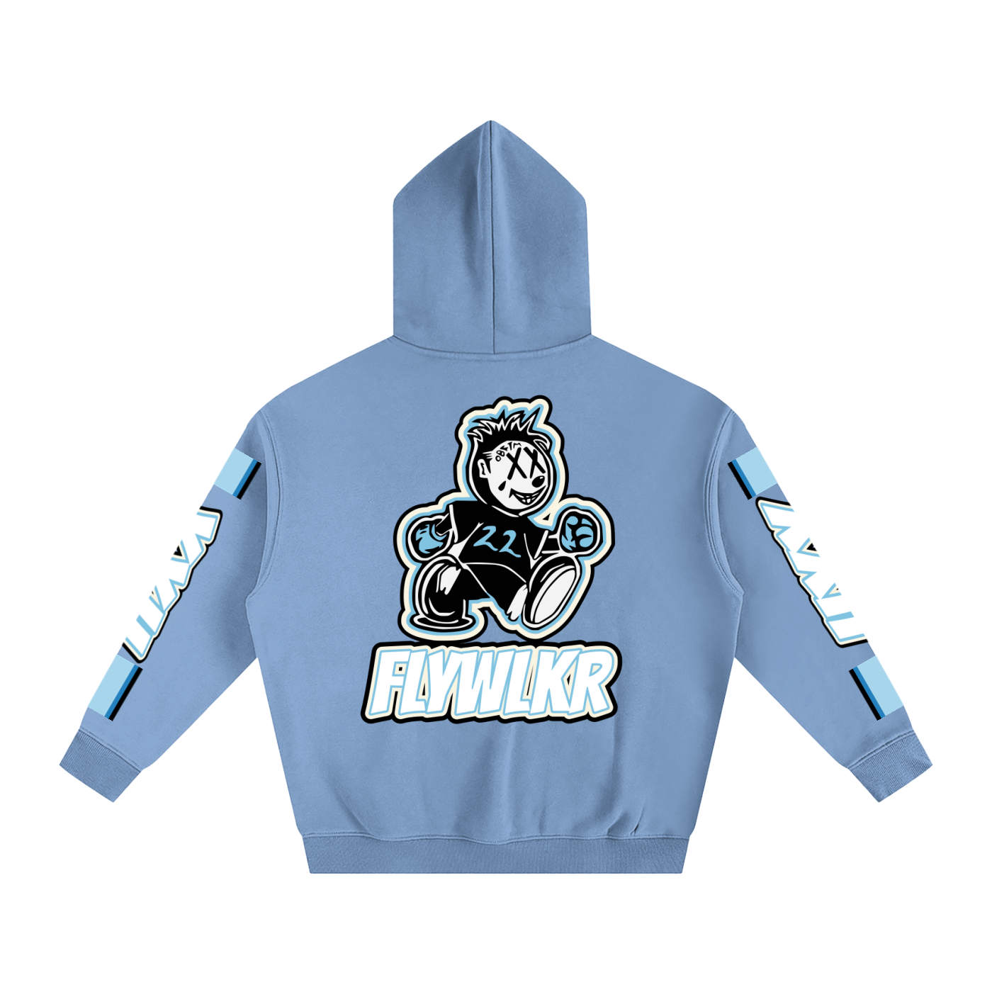 FLYWLKR ORIGINALS "BOSHIDRU" Oversize Fleeced Hoodie