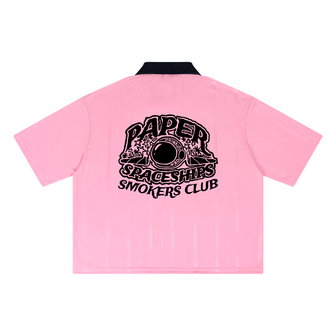 FLYWLKR "PAPER SPACESHIPS" Unisex Striped Boxy Soccer Jersey
