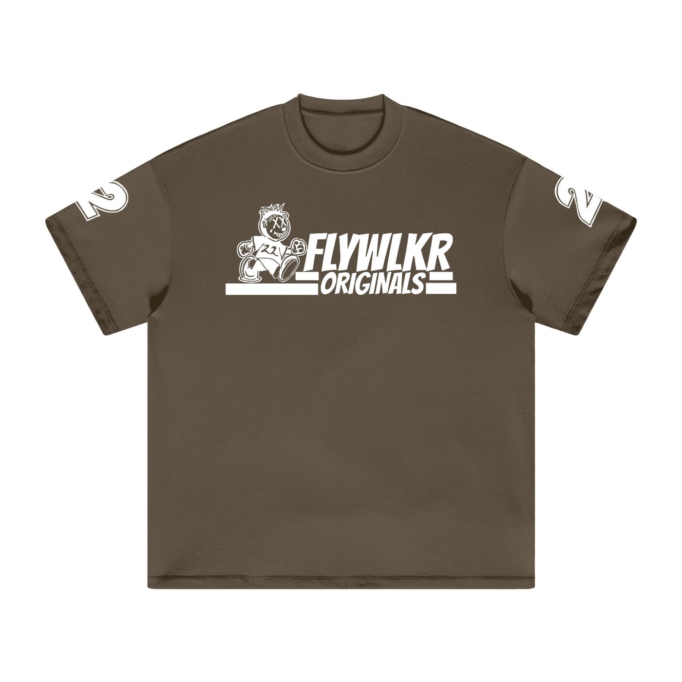 FLYWLKR "ORIGINALS" Heavyweight Earth Tone T-Shirt